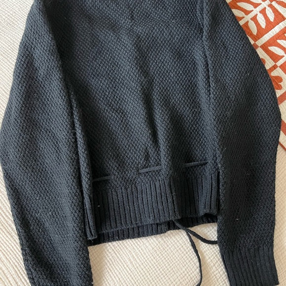 Rouje Black and Cream Heart Sweater - Picture 3 of 5